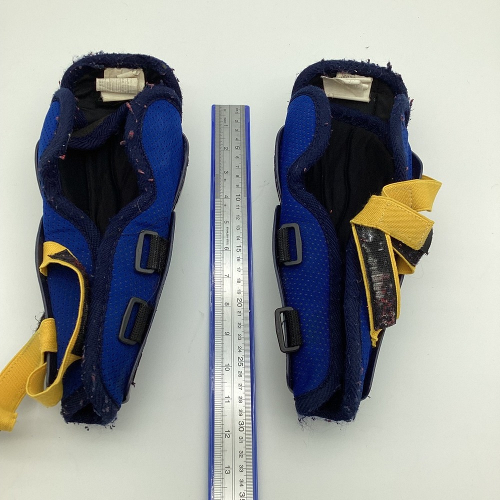Itech 7.5" Blue SG705 Hockey Shin Guards Youth Junior Protective Leg Pads Sports